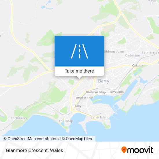 Glanmore Crescent map