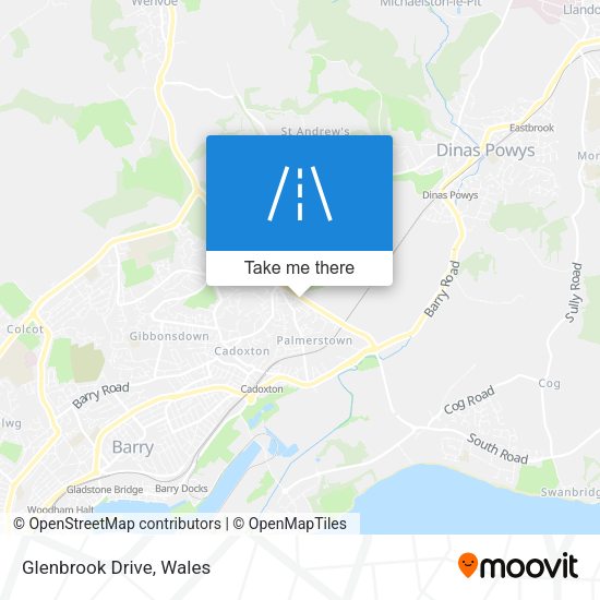 Glenbrook Drive map