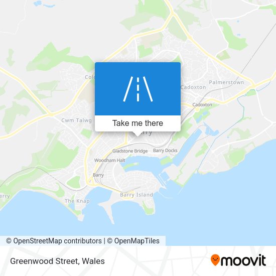 Greenwood Street map