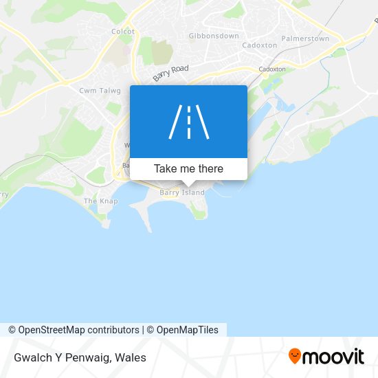 Gwalch Y Penwaig map