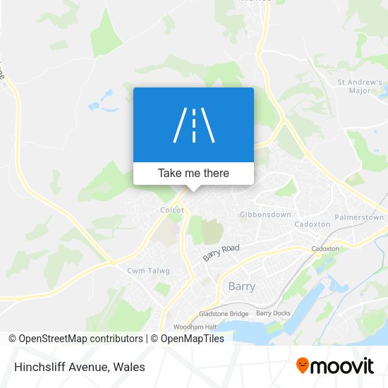 Hinchsliff Avenue map