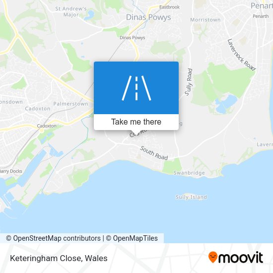 Keteringham Close map
