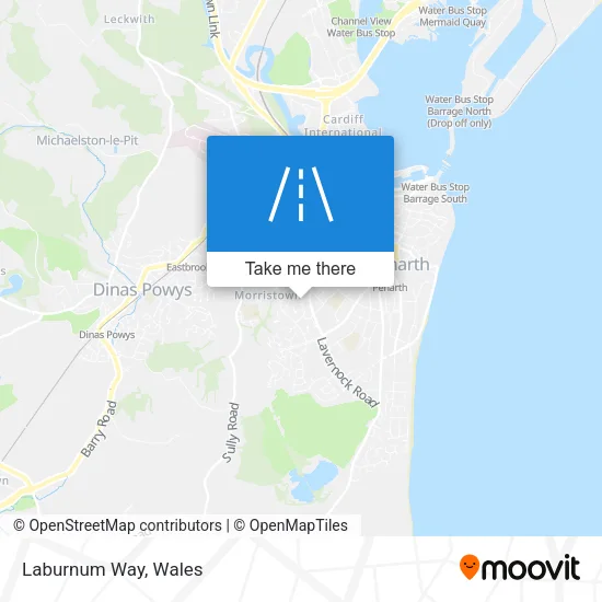Laburnum Way map