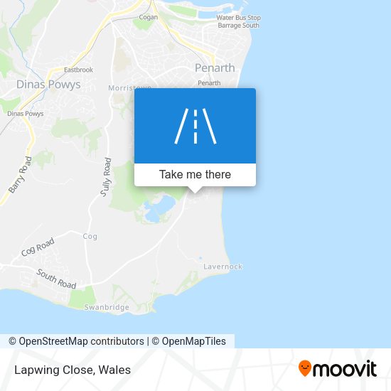 Lapwing Close map