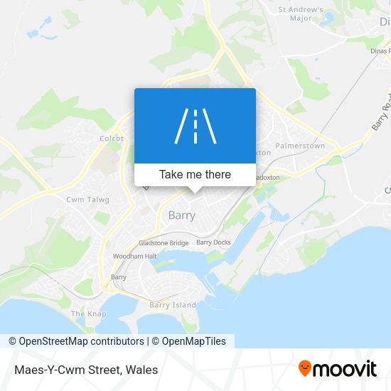 Maes-Y-Cwm Street map