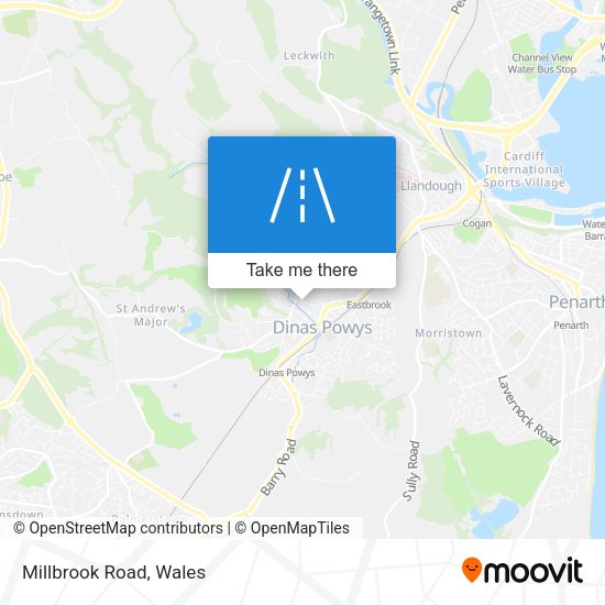 Millbrook Road map