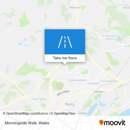 Morningside Walk map