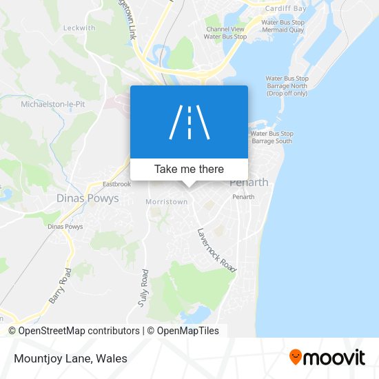 Mountjoy Lane map