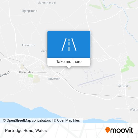 Partridge Road map