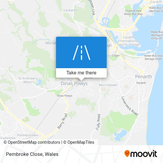 Pembroke Close map