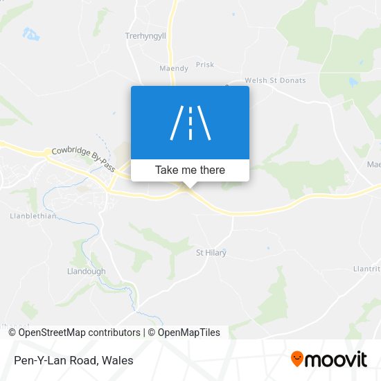 Pen-Y-Lan Road map