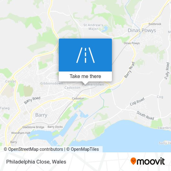 Philadelphia Close map