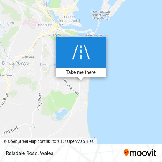 Raisdale Road map