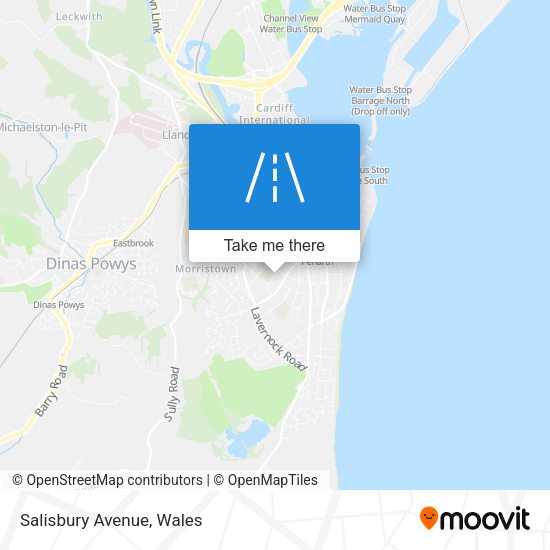 Salisbury Avenue map