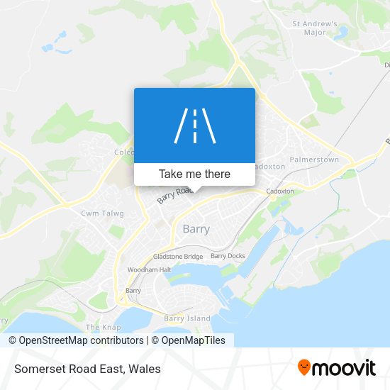 Somerset Road East map