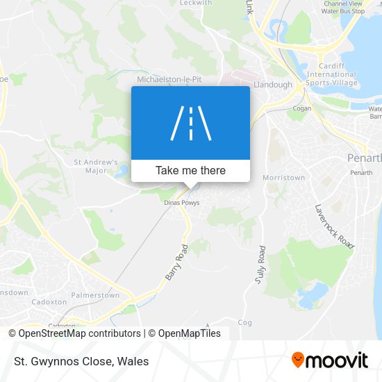 St. Gwynnos Close map
