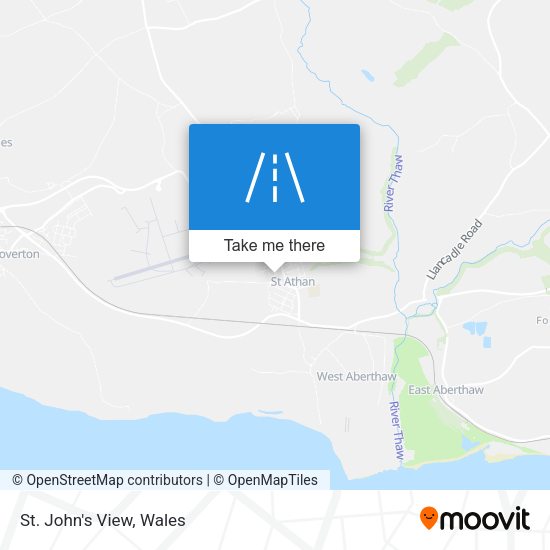 St. John's View map