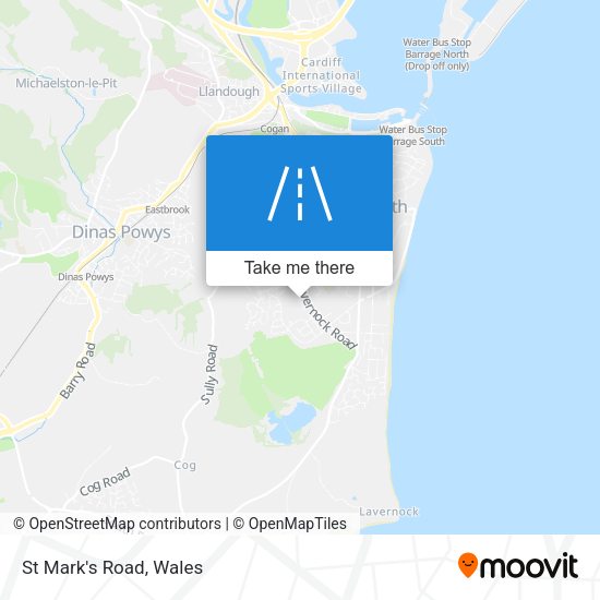 St Mark's Road map