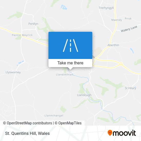 St. Quentins Hill map