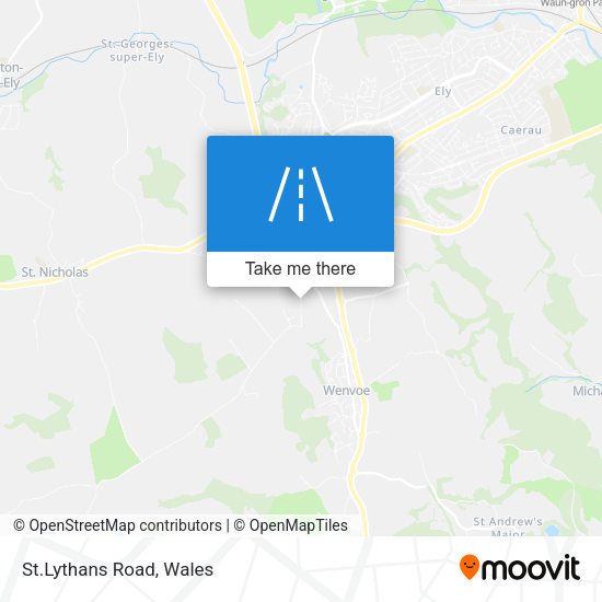 St.Lythans Road map