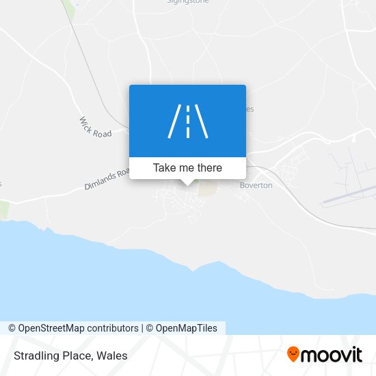 Stradling Place map