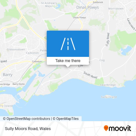Sully Moors Road map