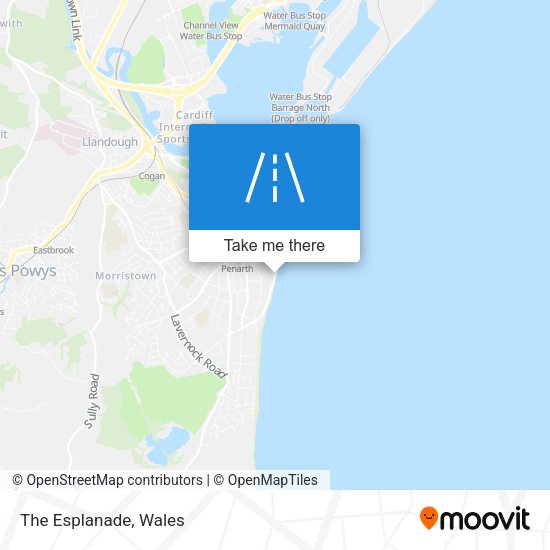 The Esplanade map