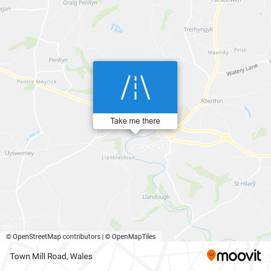 Town Mill Road map