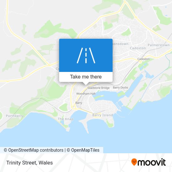 Trinity Street map