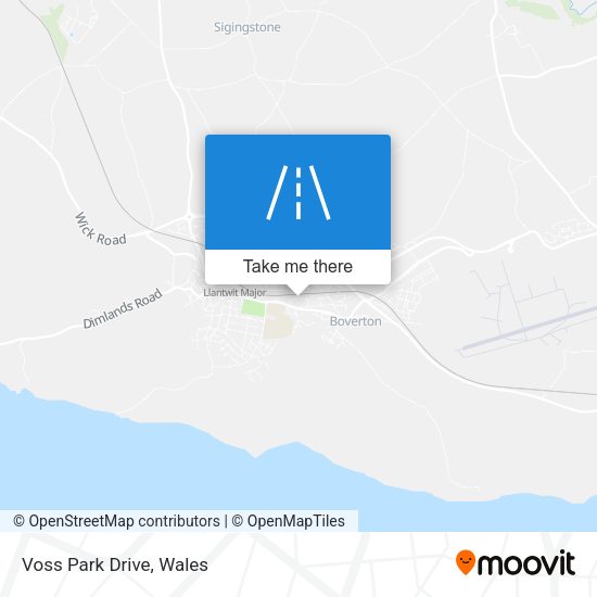 Voss Park Drive map