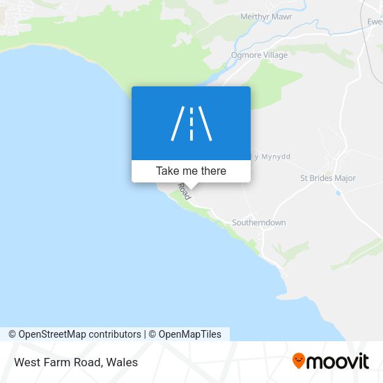 West Farm Road map