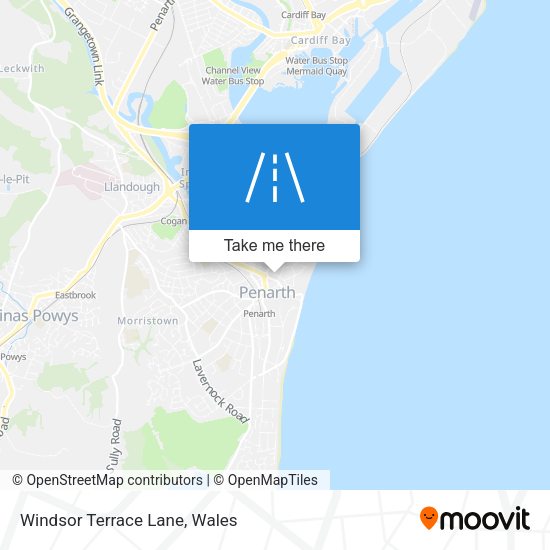 Windsor Terrace Lane map