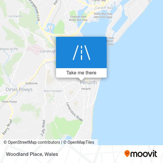 Woodland Place map