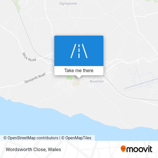 Wordsworth Close map