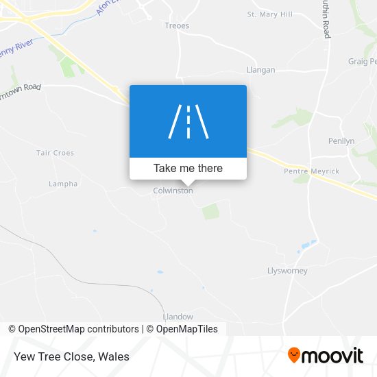 Yew Tree Close map