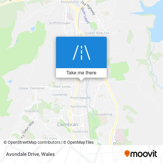 Avondale Drive map