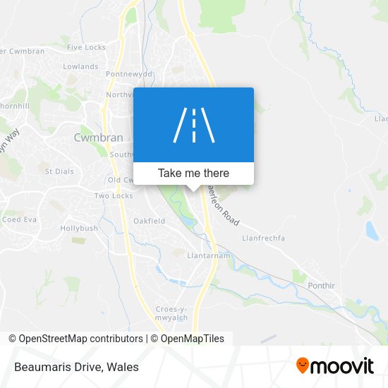 Beaumaris Drive map
