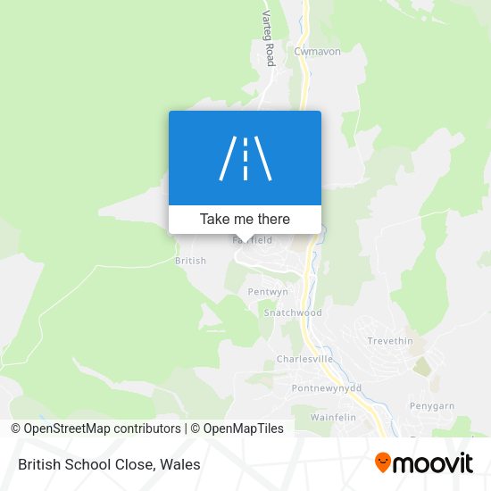 British School Close map