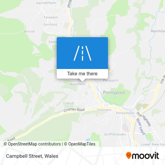 Campbell Street map
