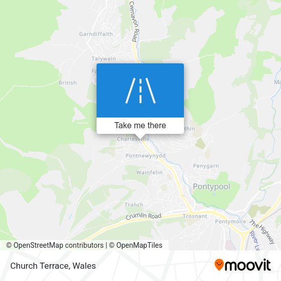 Church Terrace map