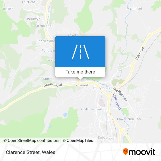 Clarence Street map