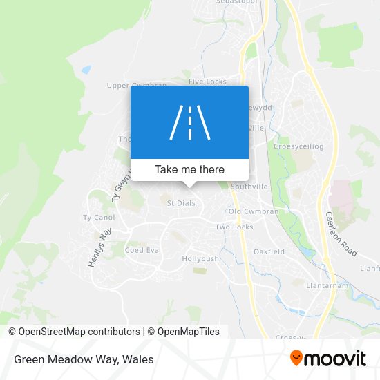 Green Meadow Way map