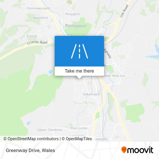 Greenway Drive map