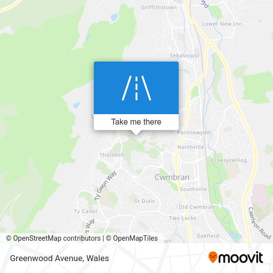 Greenwood Avenue map