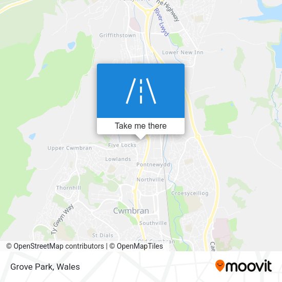 Grove Park map