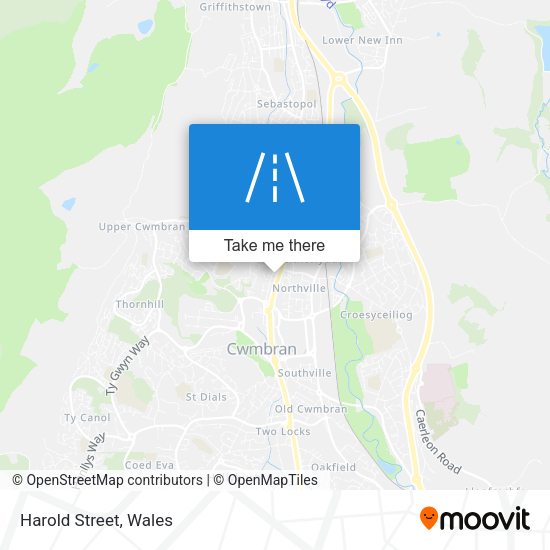 Harold Street map