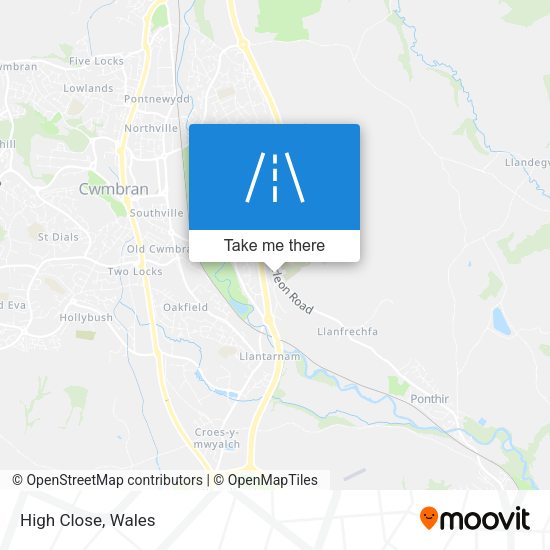 High Close map