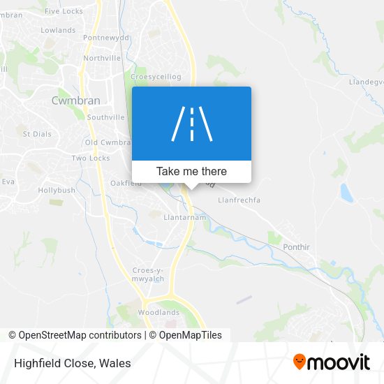 Highfield Close map