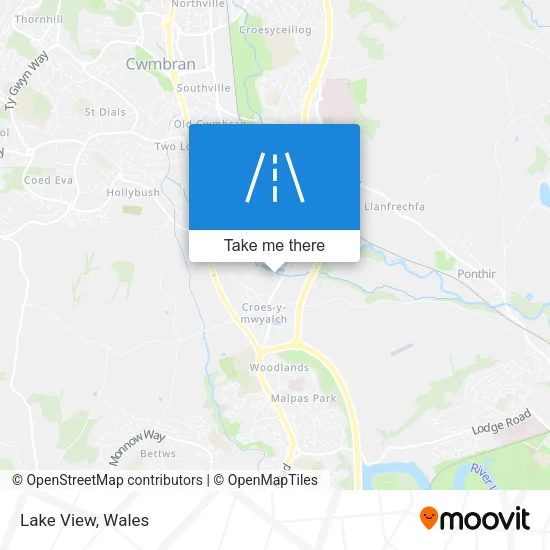 Lake View map