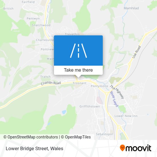 Lower Bridge Street map